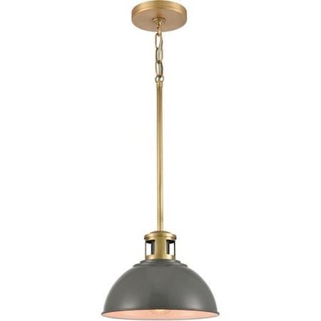 Lyndon 10'' Wide 1-Light Mini Pendant - Gray